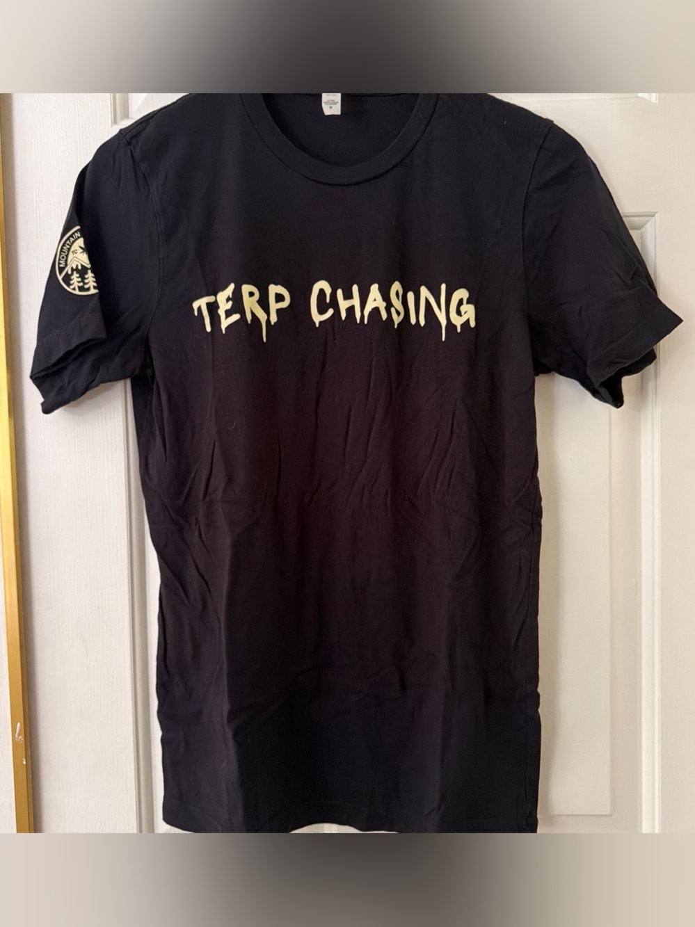 Black "Terp Chasing" Graphic Tee